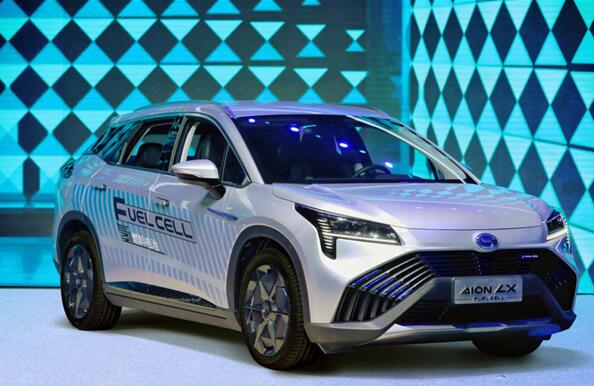 广汽首款氢燃料电池乘用车2